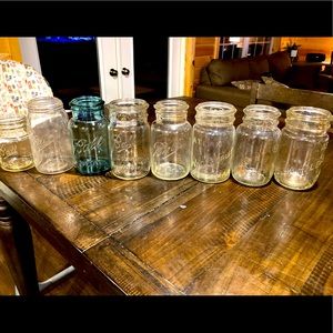 Antique Mason Jars